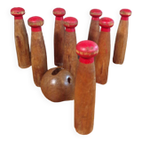 1900 wooden bowling game