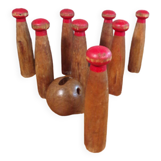 Jeu de bowling 1900 en bois