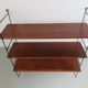 Scandinavian wall shelf modular wood and metal years 60 70