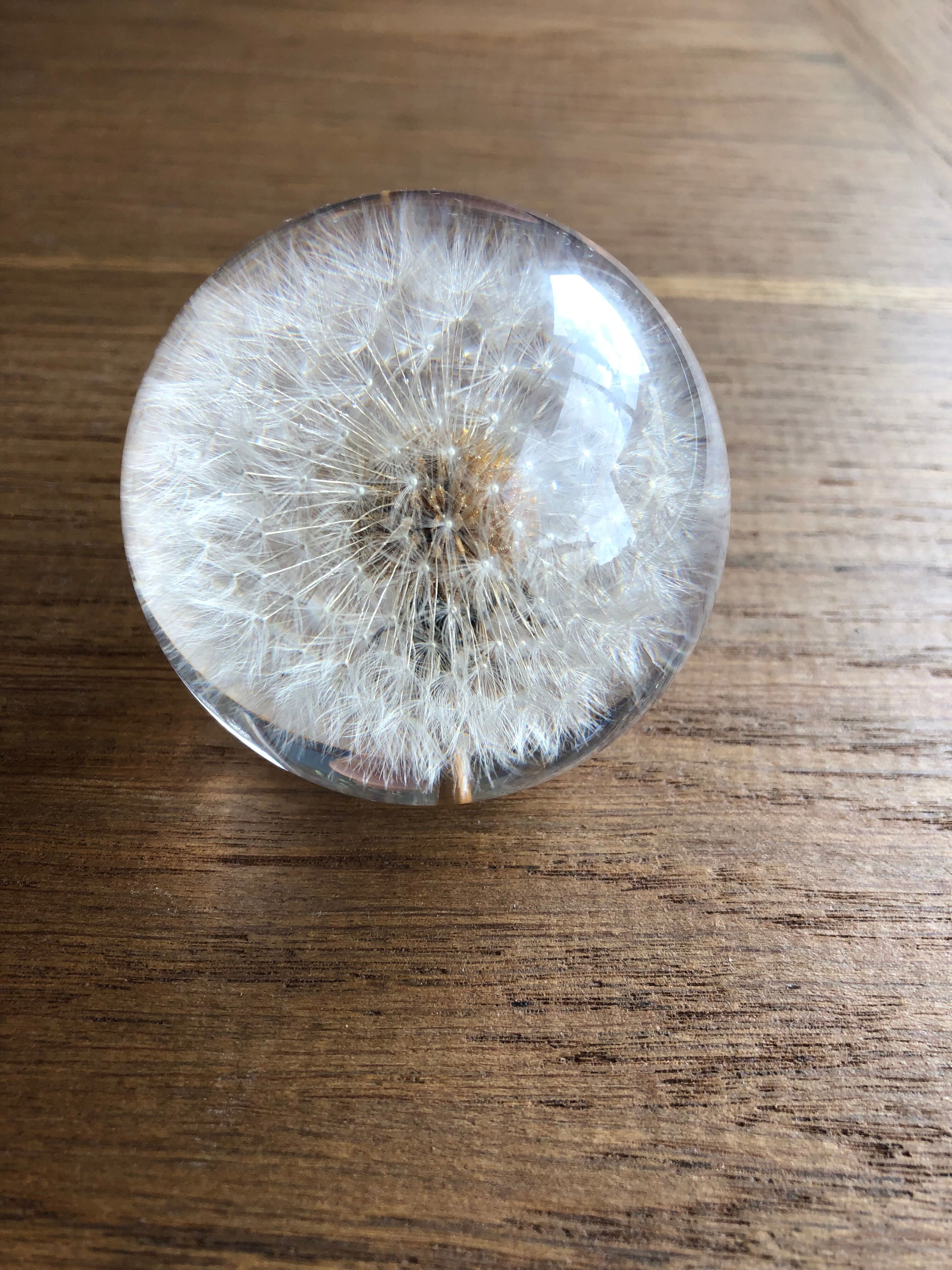 Decorative paper press, glass