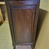 Bedside table or jam maker in art deco oak