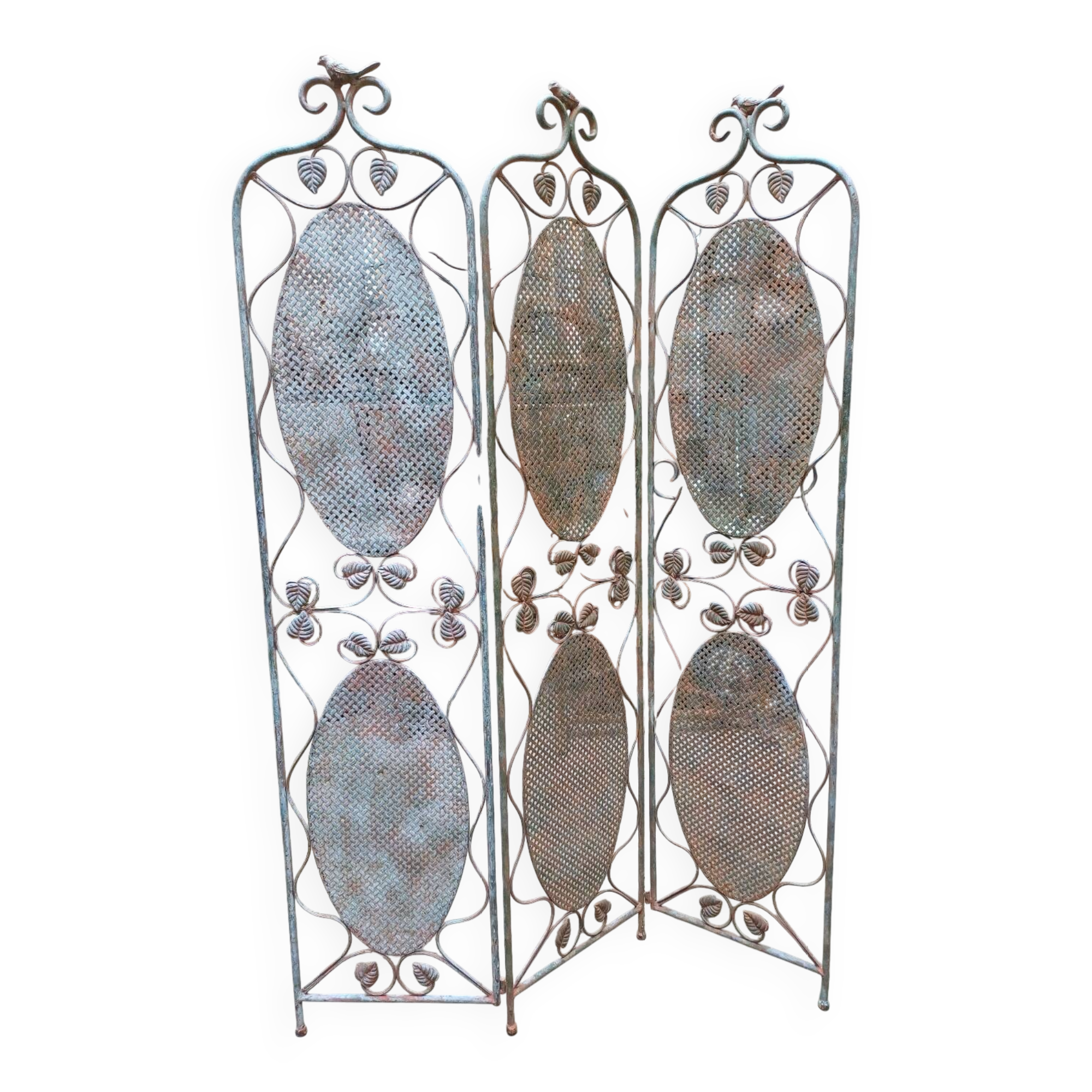 Bird screen, wrought iron, 1960s-70s