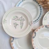 Assiettes creuses HBCM, St Amand