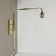XXL adjustable Brass Wall Light Italy, 1950s