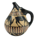 Vase pichet, céramique émaillée, art déco, E. Vilotte Ciboure, antilopes