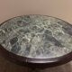 Green marble coffee table