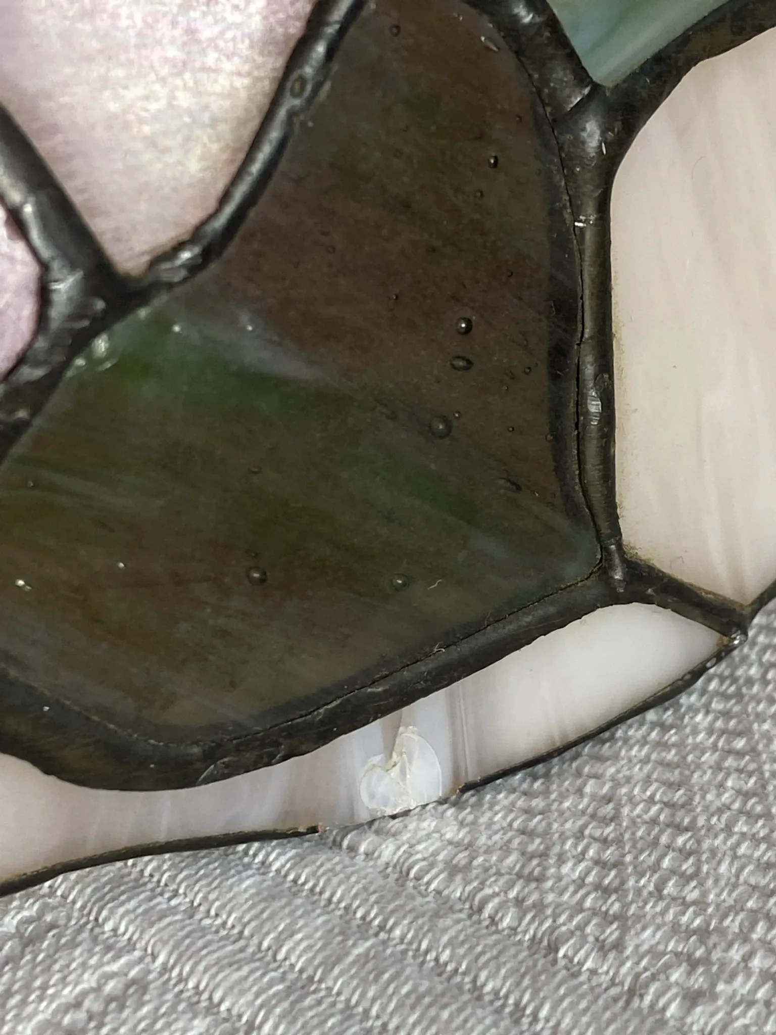 Stained glass pendant