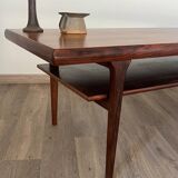 Scandinavian rosewood coffee table, 1950s Denmark