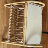 Small rattan side table