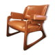 Fauteuil dit « traîneau » Editeur Baumann et Ottoman