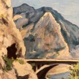 Oil on signed panel