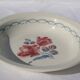 Vintage hollow round dish in Faience Digoin Sarreguemines model Cannes