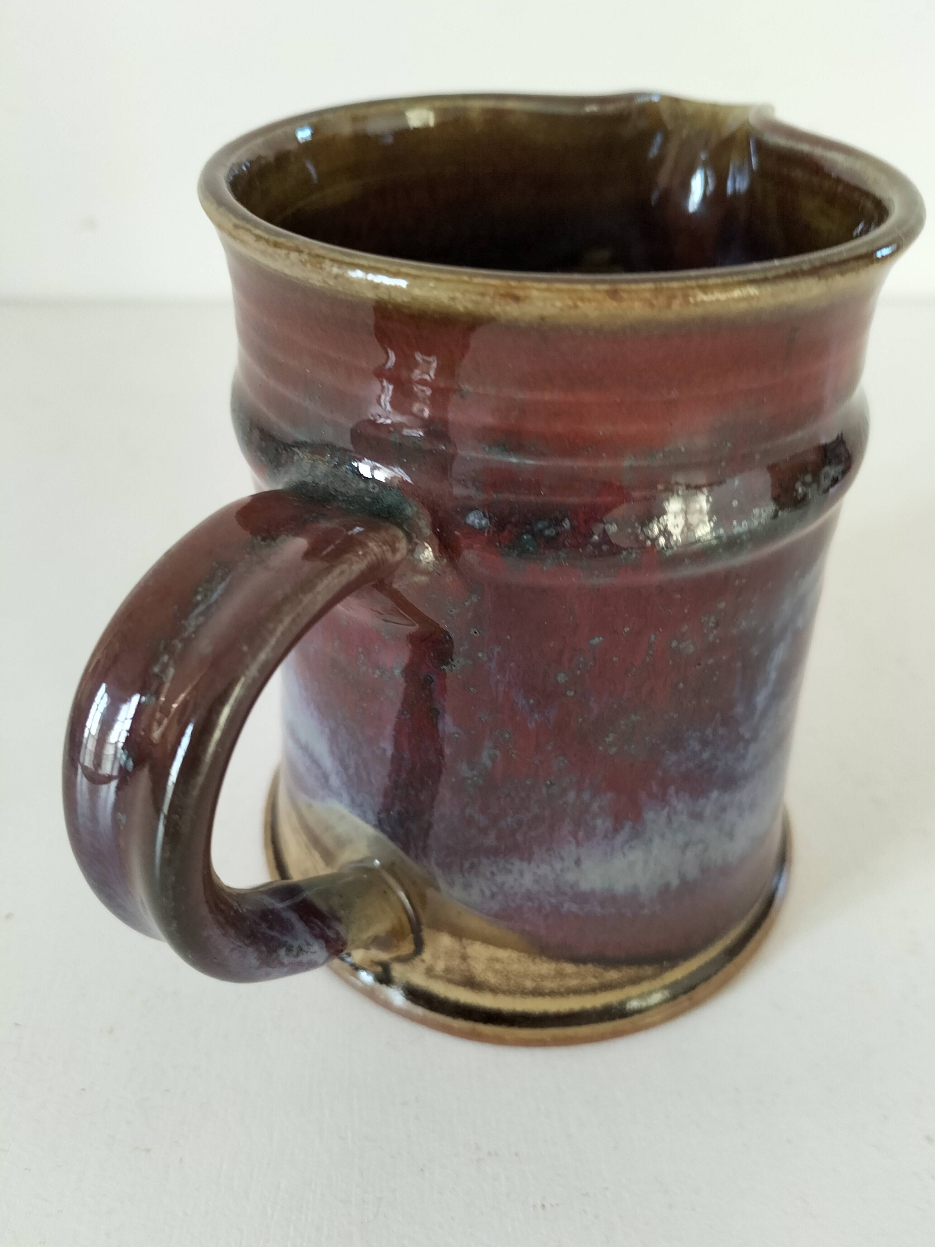 Pitcher signed Salins pottery