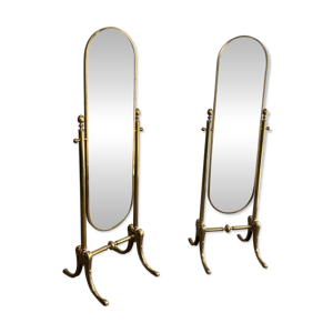 paire de miroirs psyché