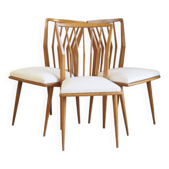 3 chaises vintage style casala
