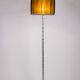 Glass and gilded metal floor lamp, 1950s