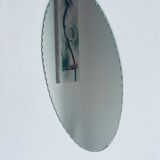 Oval beveled mirror 50x25cm