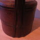 Panier chinois antique en bois et rotin à 3 sections