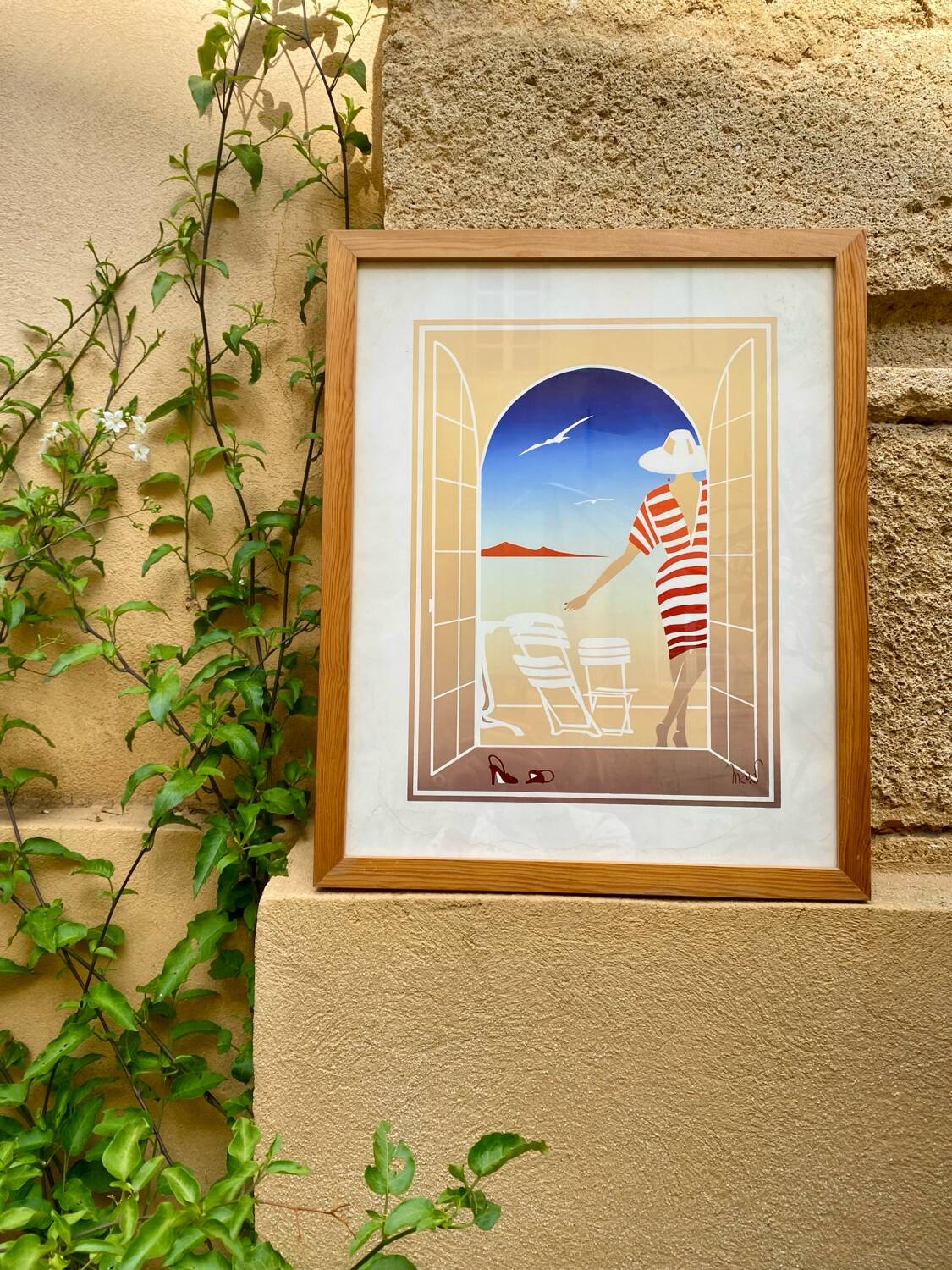 Duo de tableaux vintage 90s