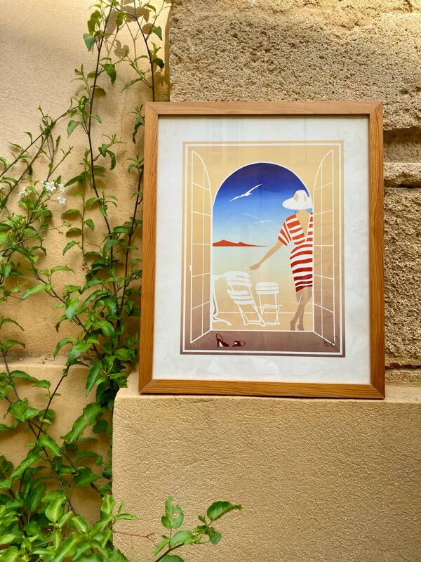 Duo de tableaux vintage 90s
