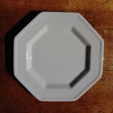 6 white octagonal dessert plates Johnson Brothers Heritage (ø 19.5 cm)