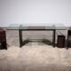 Bureau design italien de Tito Agnoli pour Matteo Grassi ou un ensemble de bureau