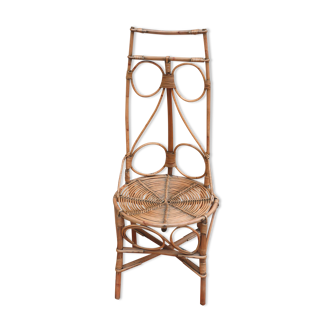 Chaise en rotin