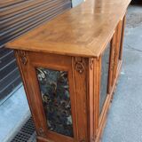 Regency style buffet with glass panels