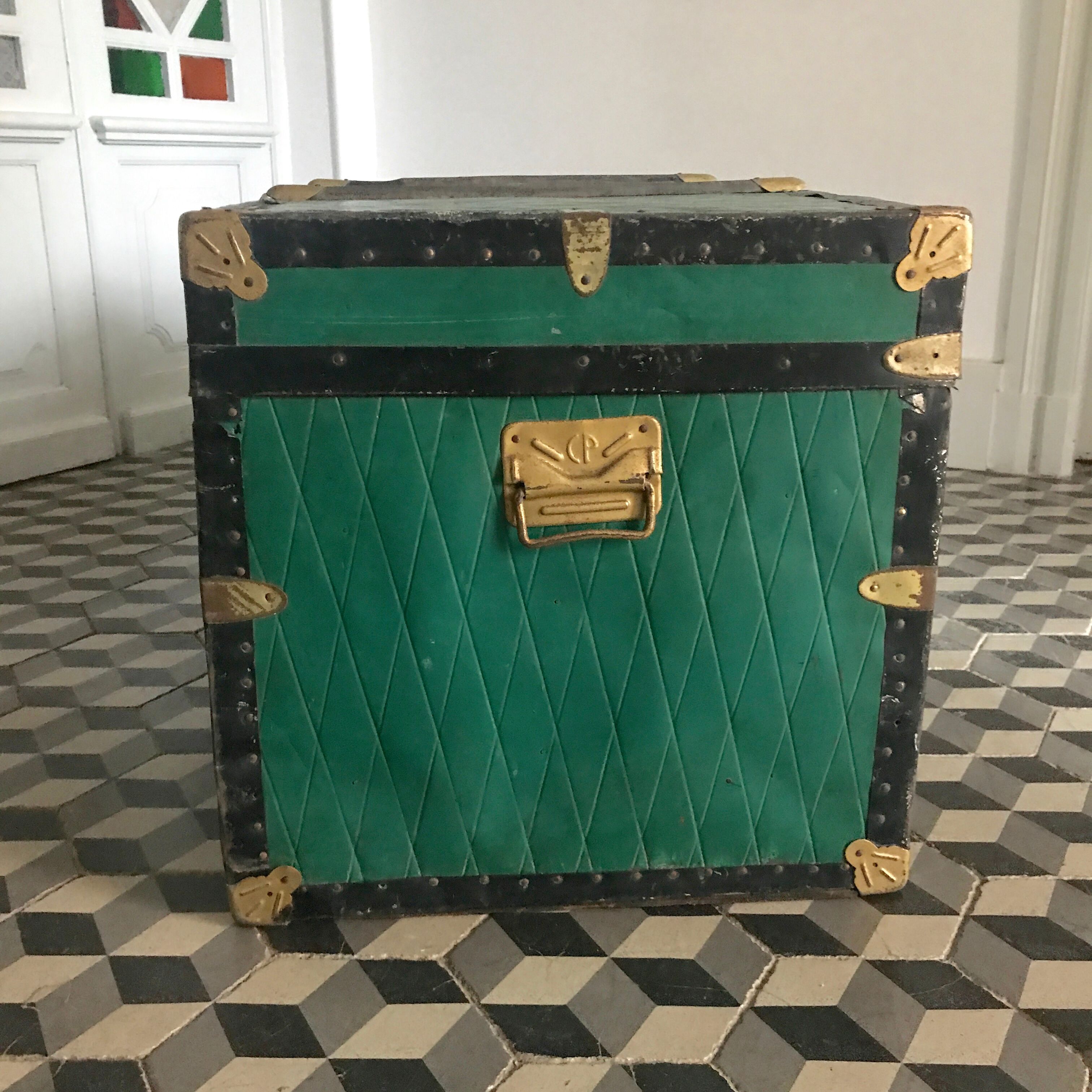 Ancient travel trunk