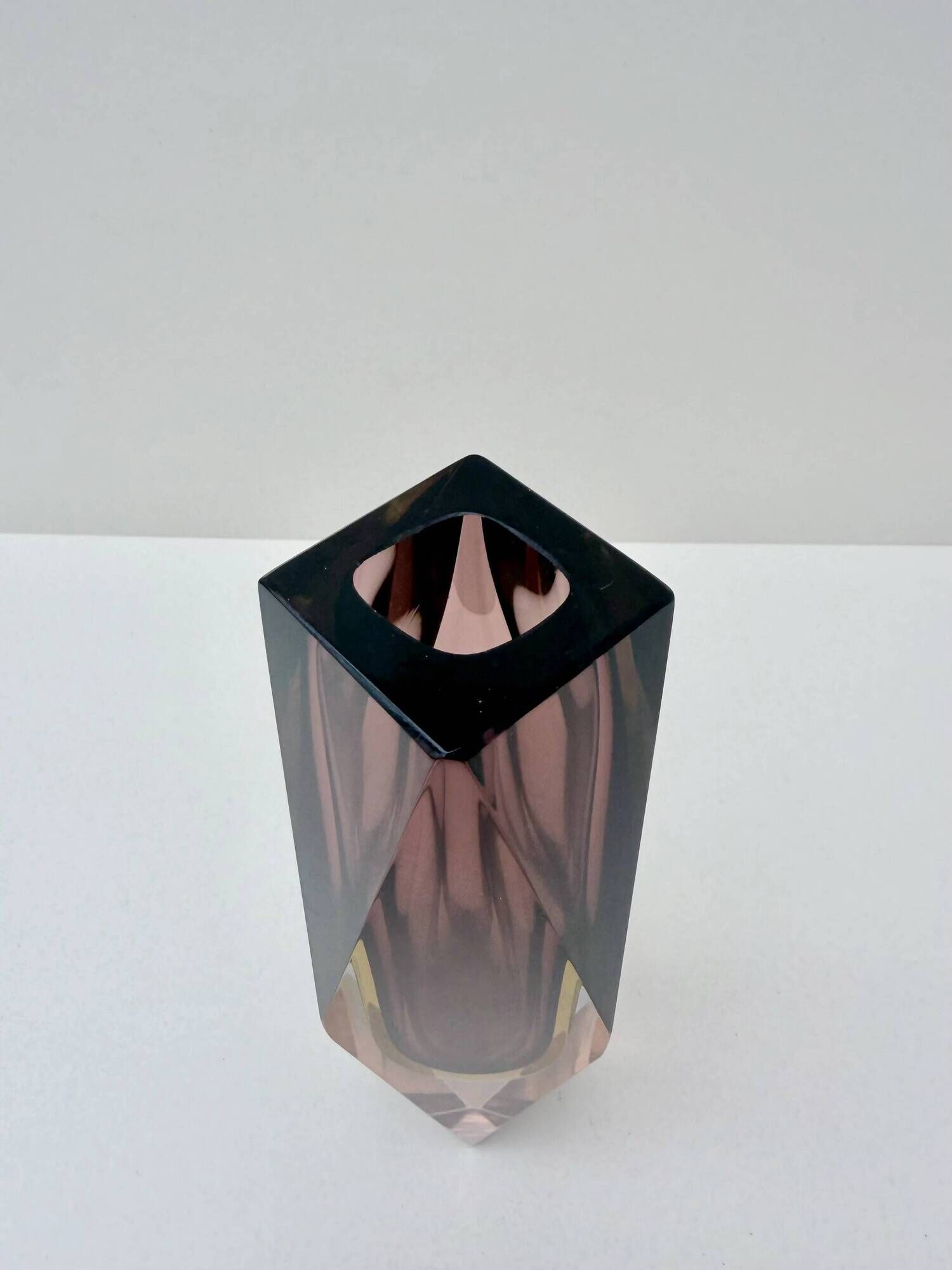Murano vase - Sommerso in blown glass, Italy 1970