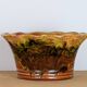 Glazed earthenware planter