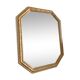 Golden octagonal mirror Art Deco