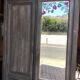 Armoire vintage repeinte en gris