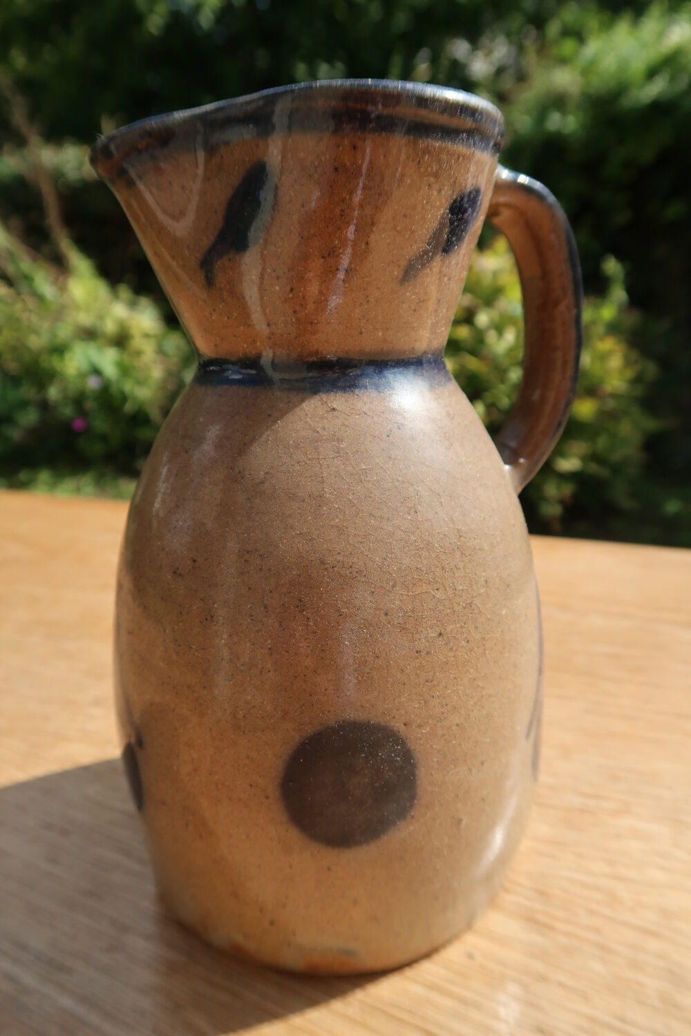 Vintage ceramic pitcher or carafe or jug