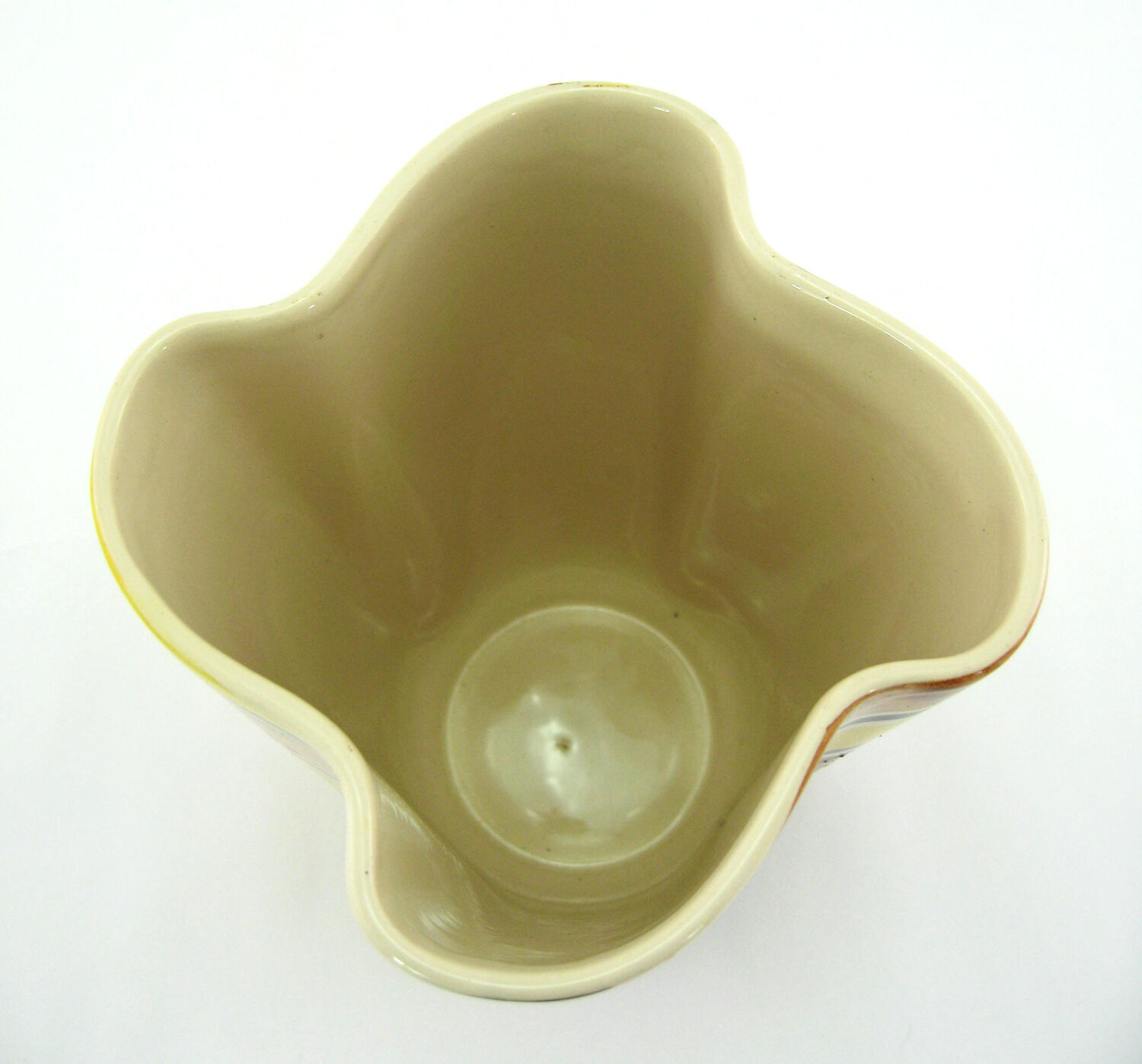 Ceramic handkerchief vase - Poët Laval France - vintage 50s