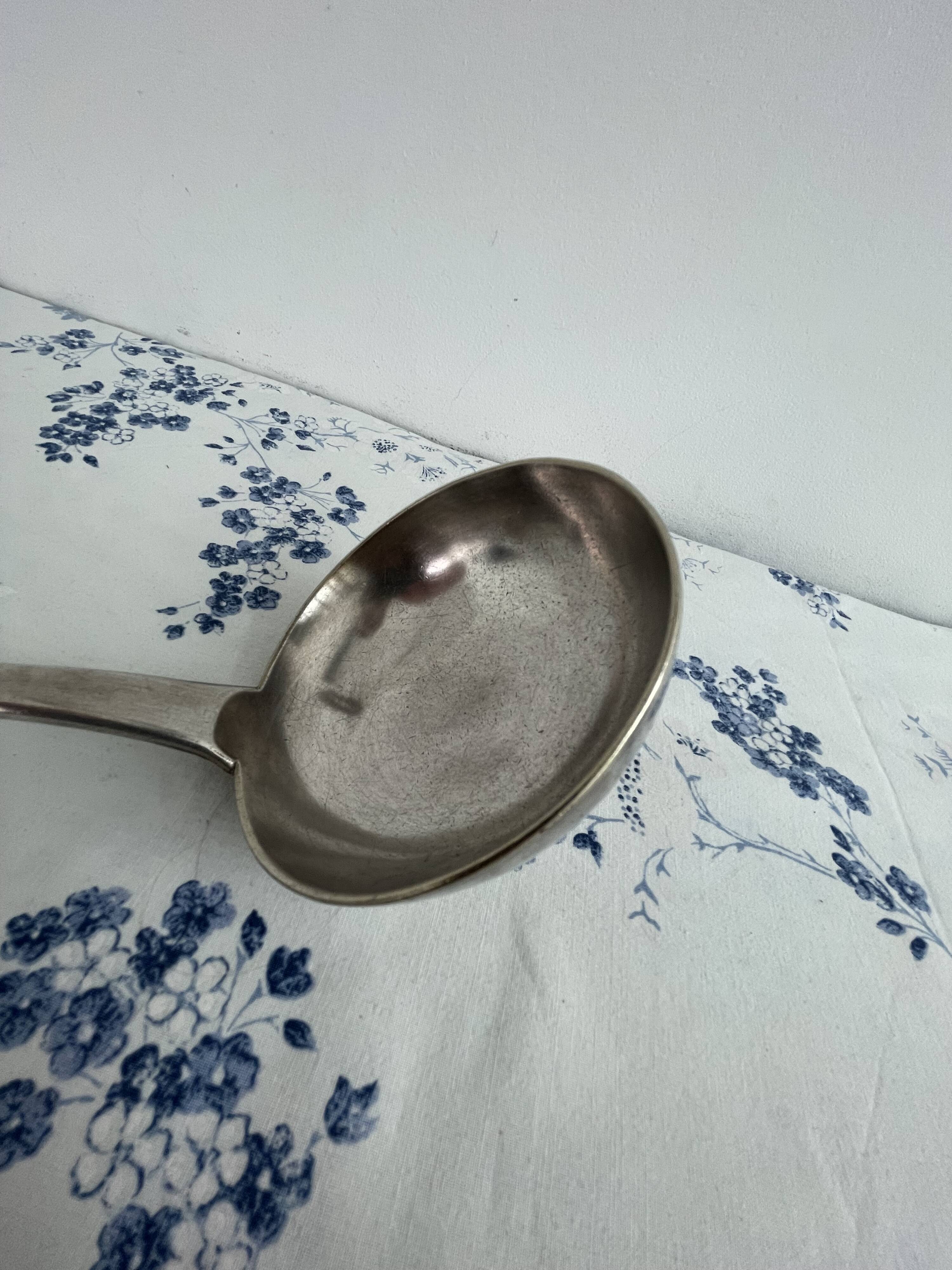 Large antique ladle, Art Nouveau, Maison Cailar‑Bayard, Christofle 1900