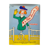 Original poster "A la petite Jeannette" Trouville, Raymond Savignac 46x61cm 1990