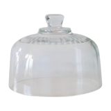 Glass cheese bell, vintage