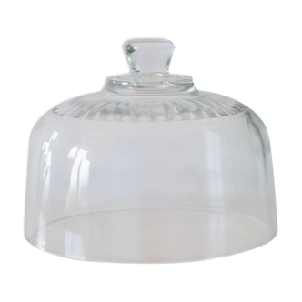 Glass cheese bell, vintage