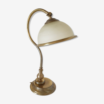 Lampe style marin en laiton vintage