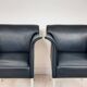 Quatre fauteuils de Matteo Grassi cuir années 1990/2000