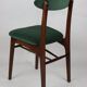Vintage green Dining Chairs from Rajmund Halas, 1970s, Set of 2