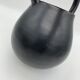 Vase Cache pot to hang handle in black ceramic