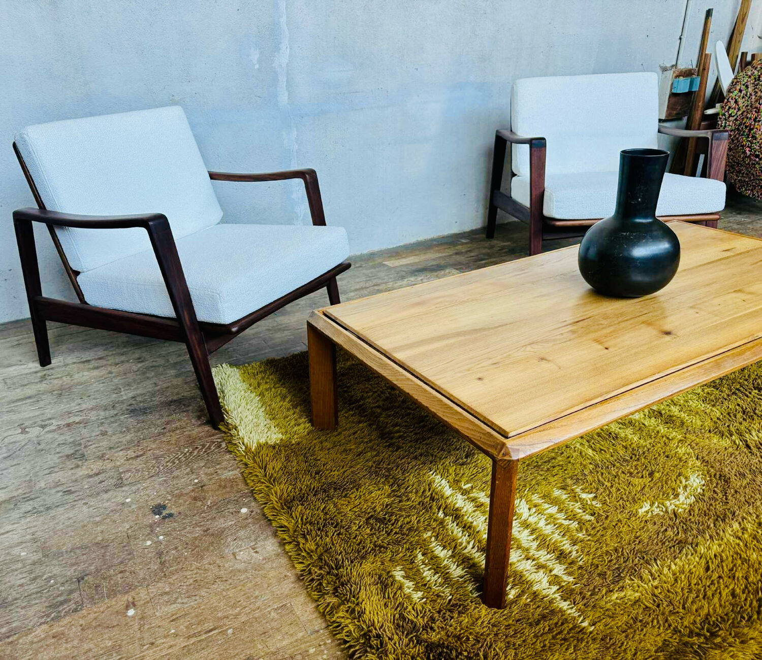 Pair of Arne Wahl Iversen armchairs, 1960s