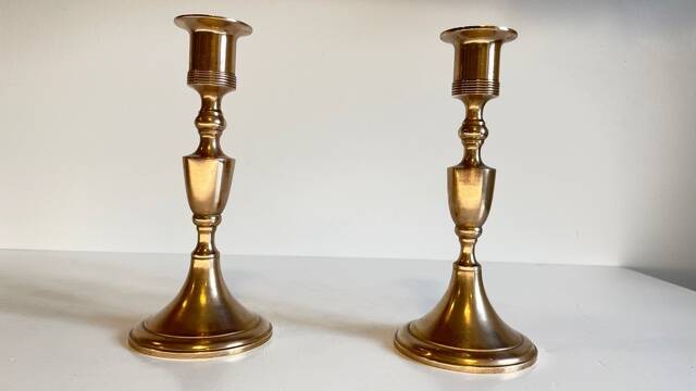 Scandinavian candle holders by Scandia Malm Sweden
