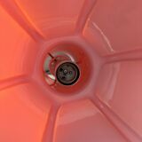 Pendant lamp Glashütte Limburg orange, Mid Century