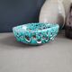Turquoise fat lava bowl - Ref 1000