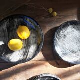 Lot d’assiettes graphiques Salins