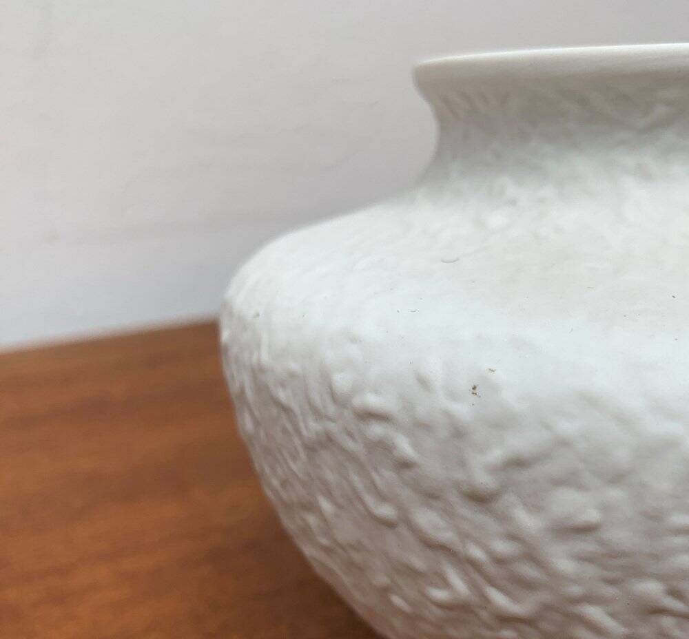 German ceramic vase mid-century style from Porzellanfabrik Metzler & Ortloff, 1960s