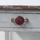 Art Deco table with 2 drawers and mirror, side table